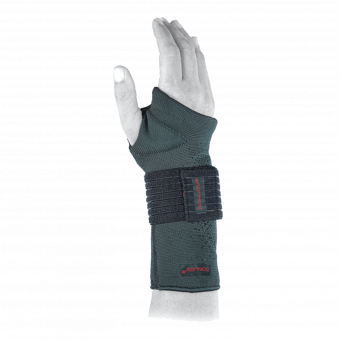 Donjoy ManuForce Muñequera de Tejido Elástico con Almohadilla de Estiloide y Férula Palmar